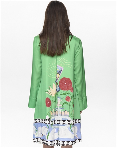 Nümph - NUAdelina Kjole - Vibrant Green